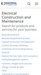 Mobile Screenshot of electricalcontractingmarketplace.com